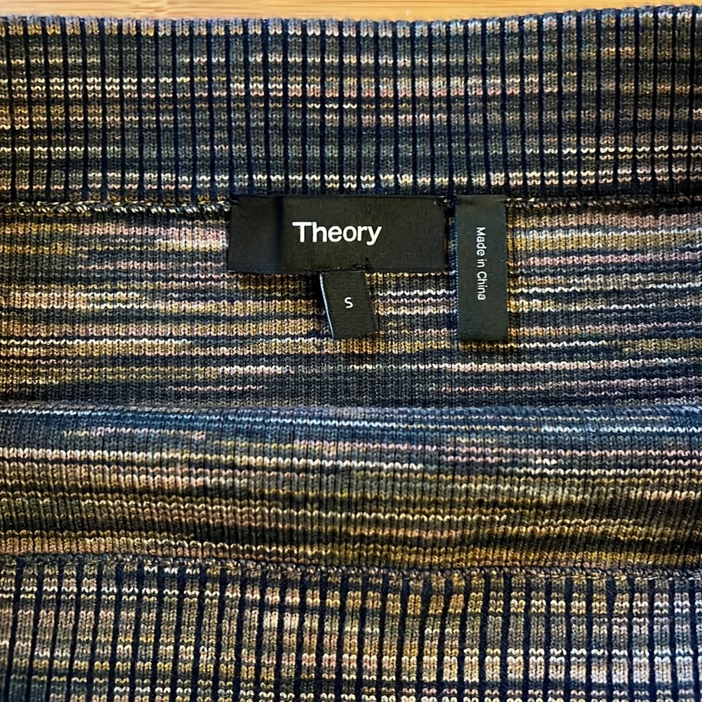 Theory Space-Dye Rib Skirt - Picture 2 of 5